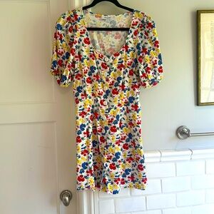 Rixo x Target floral linen dress Size 8